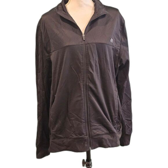 Russell Athletic Full-Zip Sweatshirt Jacket Sz L - Picture 2 of 4